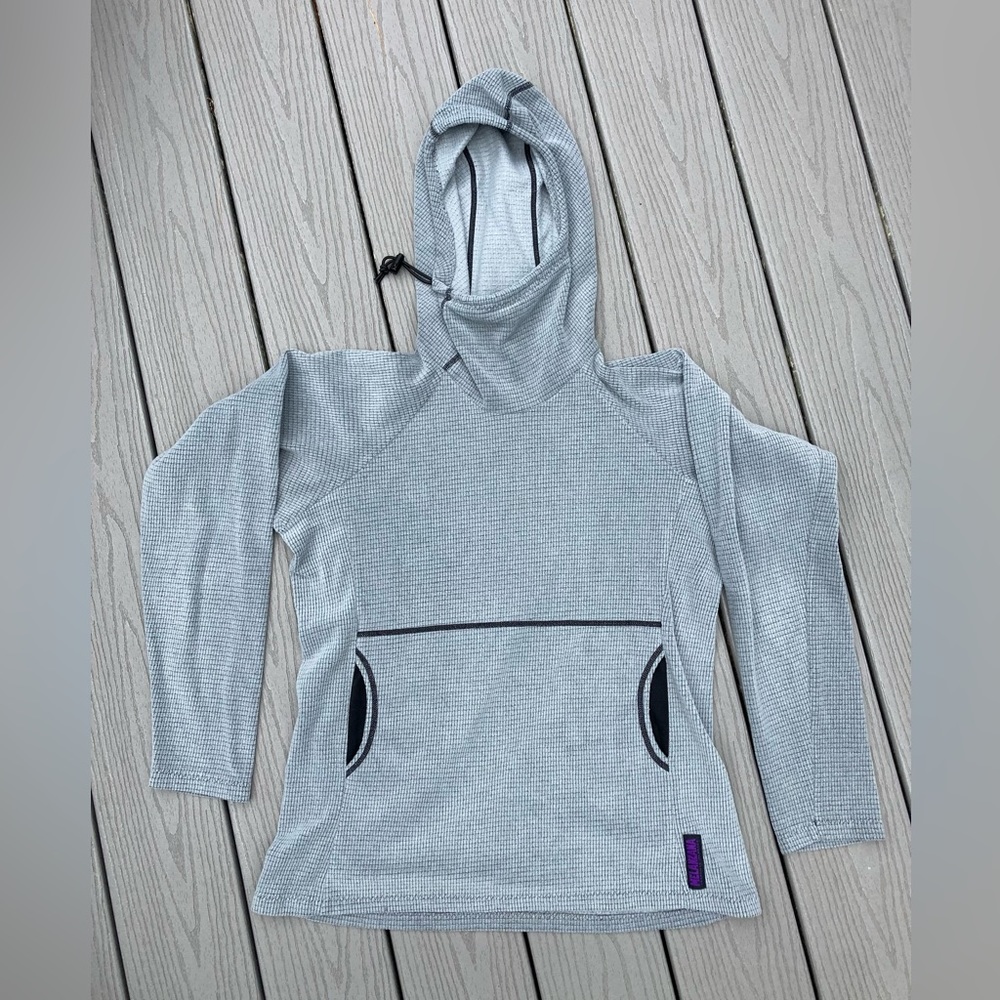 Melanzana Micro Grid Hoodie women’s MEDIUM